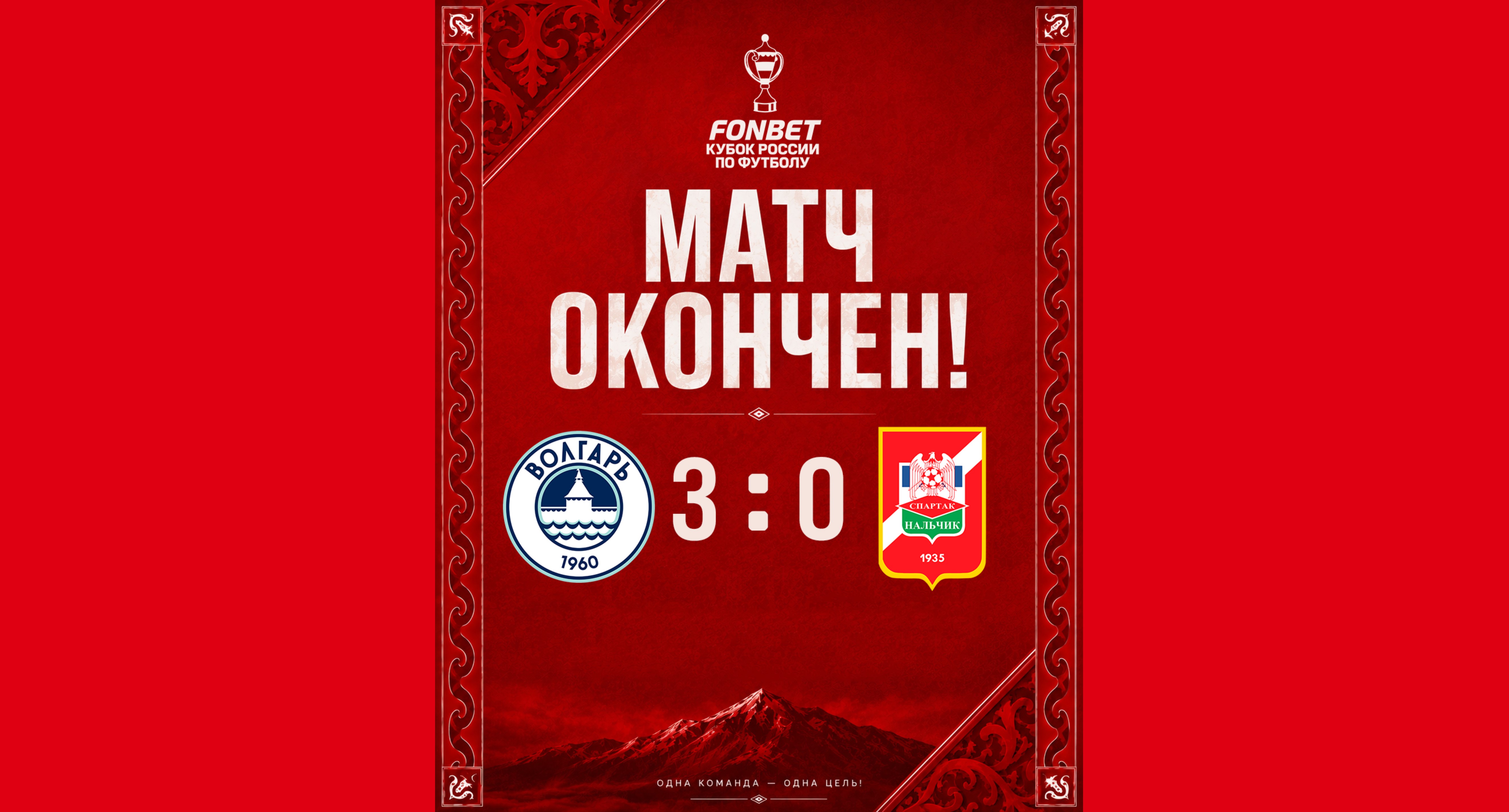 FONBET Кубок России 2026/27 Путь Регионов 3 раунд «Волгарь» 3:0 «Спартак-Нальчик»